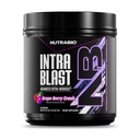 NutraBio Intra Blast Bcaa Powder Aminosyre Supplement, Electrolyte & Hydration Blend, Intra, Før trening og muskelgjenvinning, 20g Eaa Aminosyrer pulver, 5g Glutamin- Grape Berry Crush, 30 Servering