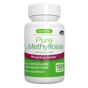 Igenus ren Metyl Folat 400mg, 180 tabletter, ren etikett, metylert form av folsyre 5-MTHF (Vitamin B9), Vegan, egnet for graviditet, en-a-dag, 6 måneders tilførsel