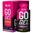 BARE PERFORMANCE NUTRITION, BPN Go Gel Endurance, 24g karbohydrater og 100 kalorier per pakke, Vegan + Glutenfri løpegel, 10 enkeltservingspakker, blandede berry
