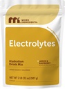 Mikroingredienser Hydration Electrolyte pulver, 2 lb (139 Serveringer) | Lemon bringebær Flavor | Høy Kalium (1 000 mg) + kokosvann og ekte sitronjuice | Ingen sukker, keto vennlig | Ikke-GMO