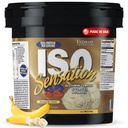 Ultimate Nutrition Whey Protein Isolere pulver med glutaminkompleks, ISO Sensasjon 93 - Whey Protein Powder med tilsatt kolostrum for forbedret gjenoppretting, immunitet & Gut Health - Banan, 5lbs