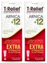 MediNatura T-Relief ekstra styrke krem Arnica + 12 Naturlig lindring aktivs for rygg smerte ledd sorg muskelsmerter og stivhet, hele kroppen raskt fungere relief for kvinner og menn - 3 oz (2 pakke)