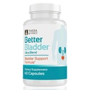 Bedre Bladder Ultra kontroll Supplement for kvinner og menn – Bladder støtte Supplement Forbedret med vitamin D3 for å bidra til å redusere urinlekkasje, frekvens og urenhet - 60 greve (1 flaske)