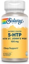 SOLARAY 5-HTP Plus St John's Wort - 30 Enteric Coated Kapsler - 100 mg - 30 Services