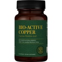 Global Healing Bio-Active Copper Supplement Cu1 - Cuproous Nikotinic Acid hjelper detox kroppen fra innsiden - støtter immunsystem & rød blodcelle - Niacin vitamin B3 Chelated Copper - 30 kapsler