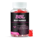 BBL Gummies for kvinner Butt vekst, 60 greve, Bear Shape Booty Gummies for å forbedre curvy kroppen, Rumpe Boost Vitamin Gummies for større butt raskt, vegansk vekt gevinster Gummies