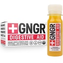 +GNGR Digestive Aid Organic Ginger Shots med probiotika, Gut Helse, Colon Cleanse, Bloating Relief, Gut Detox, Immunitet Shots med Ginger Juice, Turmeric, Black Pepper. (2 Oz, Pakke med 12)