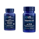Livsforlengelse Super Omega-3 Plus EPA/DHA Fiskeolje, Sesame Lignaner & Vitamin D3 125mg (5000 IU), Bein Helse, Hjernens ytelse