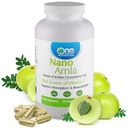 En Planet Nutrition Nano Amla 500 mg Veggie kapsler (120 serveringer), Amla fruktekstrakt, høy i vitamin C for collagen produksjon og immunstøtte, ikke-GMO, Vegan, Glutenfri