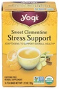Yogi te organisk søt Clementine stress støtte supplement, 16 greve