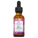 HERITAGE Black Seed Oil w/ 3% Tymoquinon, Omega 6 9 - Nigela Sativa flytende olje, kalt presset fra sorte frø, ledd, digestion og immunstøtte, Vegan, 60-dagers garanti, 30 Serv, 1 fl oz