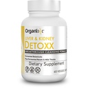 Organixx Nyre & Liver Støtte Cleanse Supplement, Melk Thistle Reishi Herbal Formula For Digestiv Helse, Nyre & Liver Helse, Søvn & Energi Støtte, Glutenfri, Ikke GMO, 60 Vegetariske kapsler