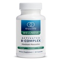 Equilife Aktivert B-kompleks, Super B-kompleks kosttilskudd med Biotin, Inositol, B12 & B6, Choline & Folate å støtte energi og hår, hud, negle helse, glutenfri, vegan, ikke GMO, 60 kapsler