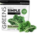 Ren enkel spiser Super Greens pulver, naturlig Flavored Grønn pulver med klorella, Spirulina, Superfoods & Prebiotic Fiber, Ingen kunstige ingredienser, Glutenfri, Klassisk Grønn Flavor, 30 Srvgs