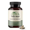 TERRA CORBA Digestive Enzymer med probiotika og prebiotika | 60 kapsler | Støtter Digestive Gut Helse | Ikke GMO, Glutenfri, Vegan | for kvinner og menn