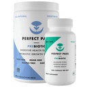 PERFECT PASS Prebiotika og probiotika for Digestive Helse, Kapsel og pulver Supplement Bundle for voksne, naturlige Bacillus Strains med PHGG for Gut og Digestive Wellness
