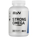BARE PERFORMANCE NUTRITION, BPN Strong Omega Fish Oil Mykt Gel, 1290mg Fish Oil per kapsel, Wild Fanget Fisk, Sustainly Sourced, IFOS Certified, 30 Services