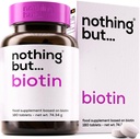 Biotin tabletter for hårvekst 10000 mg - Biotin hårvekst vitaminer for håravfall - Biotin hår, hud og negler vitaminer for kvinner og menn - Metabolisme støtte Supplement - 180 Vegan Tabletter
