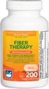 Rite Aid Fiberterapi Oppløselig Fiber Supplement 200 Caplets, 500 mg Metylcellulose, Laxative midler for galaktose, Fiber piller for voksne