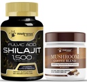 WELLNESS LABSRX Shilajit ren Himalaya Capsules 15.000 mg - Mushroom Coffee Blend