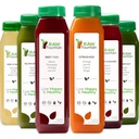 1 dag Juice renser av rå fonten, alle naturlige rå detox renser, juice for kroppen tilbakestille, kalde presset juice raskt, flott måte å hoppe i gang en sunn diett 6 flasker 12oz