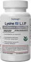 Superior Labs Lysine Immune Plus Lip, klinisk bevist lep helse og støtte, L-Lysine grense til HCI for optimal stabilitet og absorpsjon for raske resultater, bioaktive med null skadelige tilsetningsmidler
