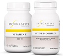 Integrative terapier Bundle med aktiv B-kompleks, 60 kapsler og vitamin E, 60 Softgels - Aktiv B-kompleks å støtte energimetabolisme* - Vitamin E å støtte hjertehelse og antioksidant aktivitet*