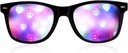 Ultimate Diffraksjonsbriller - 3D Rainbow Heart Effect - Great Edm, Konsert og Rave Tilbehør
