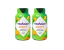 Vitafusion Power C Voksen vitaminer Gummy, immunstøtte, naturlig oransje 150 ea (pakke med 2)