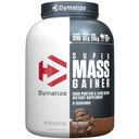 Dymatize Super Mass Gainer Protein pulver, rik sjokolade, 52g protein, 1g kreatin, 1280 kalorier, 10,7g BCAA, 245g karbohydrater, inneholder Whey Protein pulver, isolat og kasein (8 serveringer)