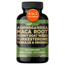 Gade Nutrition Ashwagandha med Maca Root, Horny Goat Weed, Turkesteron Supplement, Tribulus Terrestris, Panax Ginseng ® 90 Grønnsaker Kapsler for energi, Stamina, ytelse.