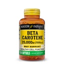 MASON Natural Vitamin A Beta Caroten 25 000 IE - støtter sunn visjon, cellefunksjon og immunfunksjon, 100 Softgels