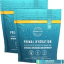 Primal Harvest Electrolytes Powder Packets Primal Hydration, Easy Open Packets, Energi Drink Mix 2 Pack Bundle (Lemon Berry, 60 Packs)