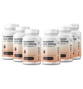Pure Hyaluronsyre Supplement 250mg med vitamin C 50mg, 120 Vegan Capsules - Hudhydrasjon for naturlig glød, hår, negler, bein og felles helse formel