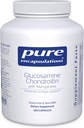 Pure Enkapslinger Glukosamine Chondroitin med Manganesisk | Supplement for felles støtte, komfort, mobilitet, Cartilage Integritet og helse, og Connective Tisue* | 360 Kapsler