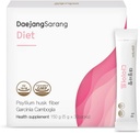 Daejang Sarang (Garcinia Cambogia, 30 Sticks) - Psyllium Husk Fiber Supplement, Digestiv helse og lindring lindring. Plantebaserte ingredienser, ekstra styrke 5,500 mg & HCA 780 mg.