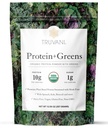 Truvani Protein + Grønn Supplement | Spinat, Kale & Broccoli | 10g Organisk Plant Basert Protein | 20 Serveringer | USDA Organisk | Gluten & Dairy Gratis | Vegansk | Ingen tilsatt sukker