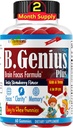 B.Genius beroligende Ashwagandha Gummies for barn og tenåringer | rolig søvn og slappe av Mood | Kids Gummies for daglig fokus | Alle naturlige veganske bringebær flavor, ikke-GMO, tredjeparts testet | 60 Ct