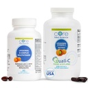 Core Med Science Liposomal Vitamin B-Complex & vitamin C 1000mg Mykt Gels Bundle for hjerte helse og immunsystem