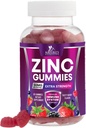 Sink Gummies 50 mg - Bone Skin & Immune Support Helse Gummy & Premium Antioksidant Chewable for voksne - høy absorpsjon Vegan, Glutenfri Sink Kosttilskudd Vitamin - Tasty Berry Flavor - 60 Gummies