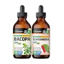 BIO KRAUTER Bacopa Tinktur 4 Fl. Oz. & Schisandra Tinktur 4 Fl. Oz.
