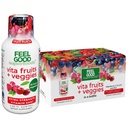 FeelGood Superfoods Vita Fruits og Veggies Immun Support Shot Kosttilskudd, Fruit Punch Flavor, Pakke med 10 immunforsvar Shots, Immunsystem Booster Drink laget med 25 organiske frukt og grønnsaker