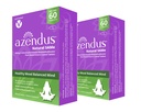 Azendus Mood 400mg 2-bokser av S-Adendosylmetionin Butanedisulfonat (SAM-e) 120 Enteriske belagte tabletter - Vegan, Glutenfri, Soja Gratis