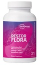 Microbiome Labs RestorFlora - Kvinners Probiotika for Digestive Helse & Gut Reset - Spore Basert Fujifilm Boulardii Probiotika for å gjenopprette Microbial Balance (21 Kapsler)