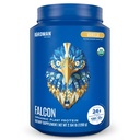 BIRDMAN Falcon Vegansk Protein Powder Organic, Stevia & Sukker Gratis, Plant Basert Protein, Lavkarbohydrat, Dairy Free, keto, Non Whey Protein, Probiotic, Era Protein vanilla Flavor - 37 Serveringer - 2.64lb