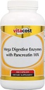 Vitacost Mega Digestive Enzymes med Pancreatin 10X - 300 Kapsler