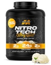 MuscleTech Whey Protein pulver (Vanilla krem, 5LB) - Nitro-Tech Whey Protein Isolate Smoothie Mix for Lean Muscle & Recovery - 24g Whey Gold for kvinner og menn - Emballasje May Vary