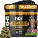 Kjæledyr Chef Lawn Saver, Soft Chew, Vegan Bacon! Canine Urine Yard Burn Stopper. Hund PH Urine Neutralizer. Bygger yards, beskytter planteskader og hjelper med å vokse bakgårder. Forhindrer Yard Pee Skade