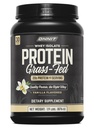 ONNIT Grass Fed Whey Isolate Protein pulver, Vanilla Flavor, Whey Protein pulver kosttilskudd for å støtte muskel gevinst og trening utvinning, 30 serveringer per tub, 30.7 oz