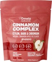 Sukkerfri ceylon kanelkompleks Gummies Apple kanel flavor | immunstøtte og antioksidant kosttilskudd | 2000mg kanelkompleks med kromium | Vegan, ikke-GMO, Glutenfri | 60ct